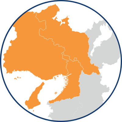 大阪・神戸・京都を中心に幅広い地域の案件に対応