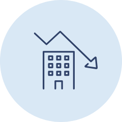 下がるイラスト